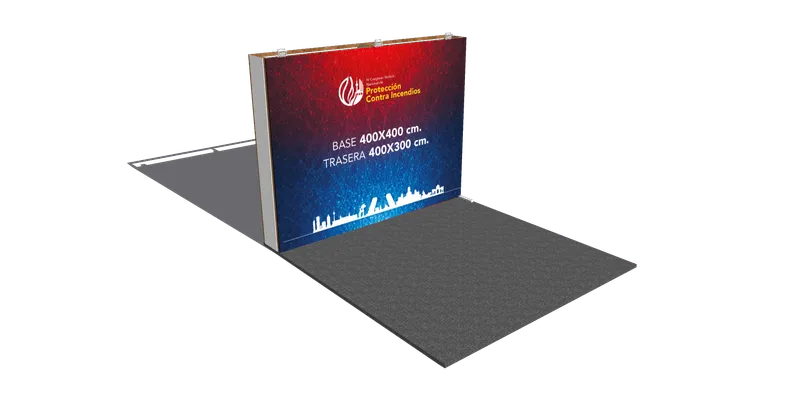 Stand estándar 4×4 m — Vista C